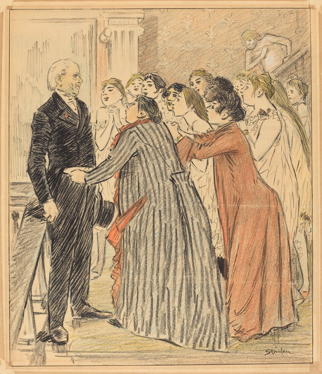 Het Avontuur van de Oude Decaan door Théophile Alexandre Steinlen