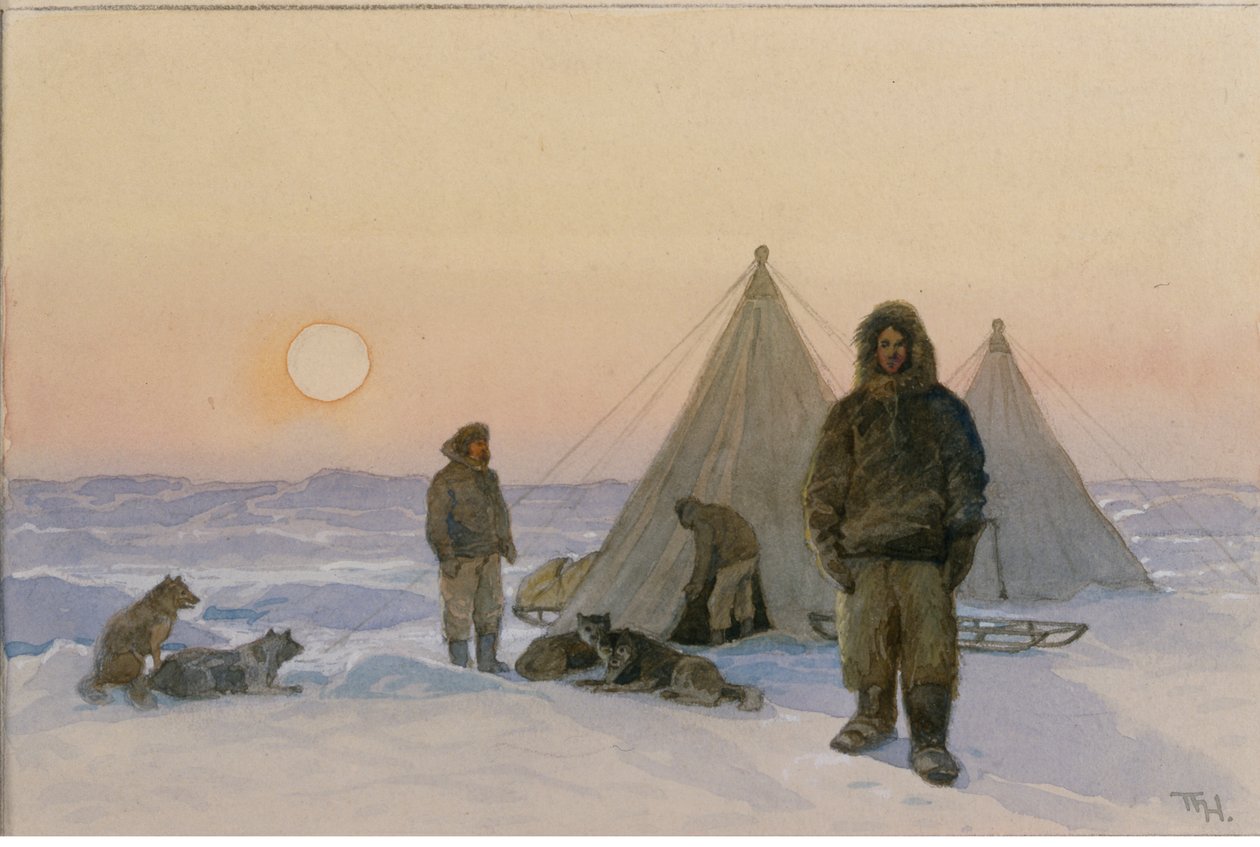 Poolonderzoekers door Thorolf Holmboe