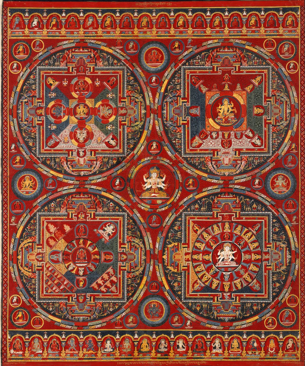 Sakya orde. Vier Mandala