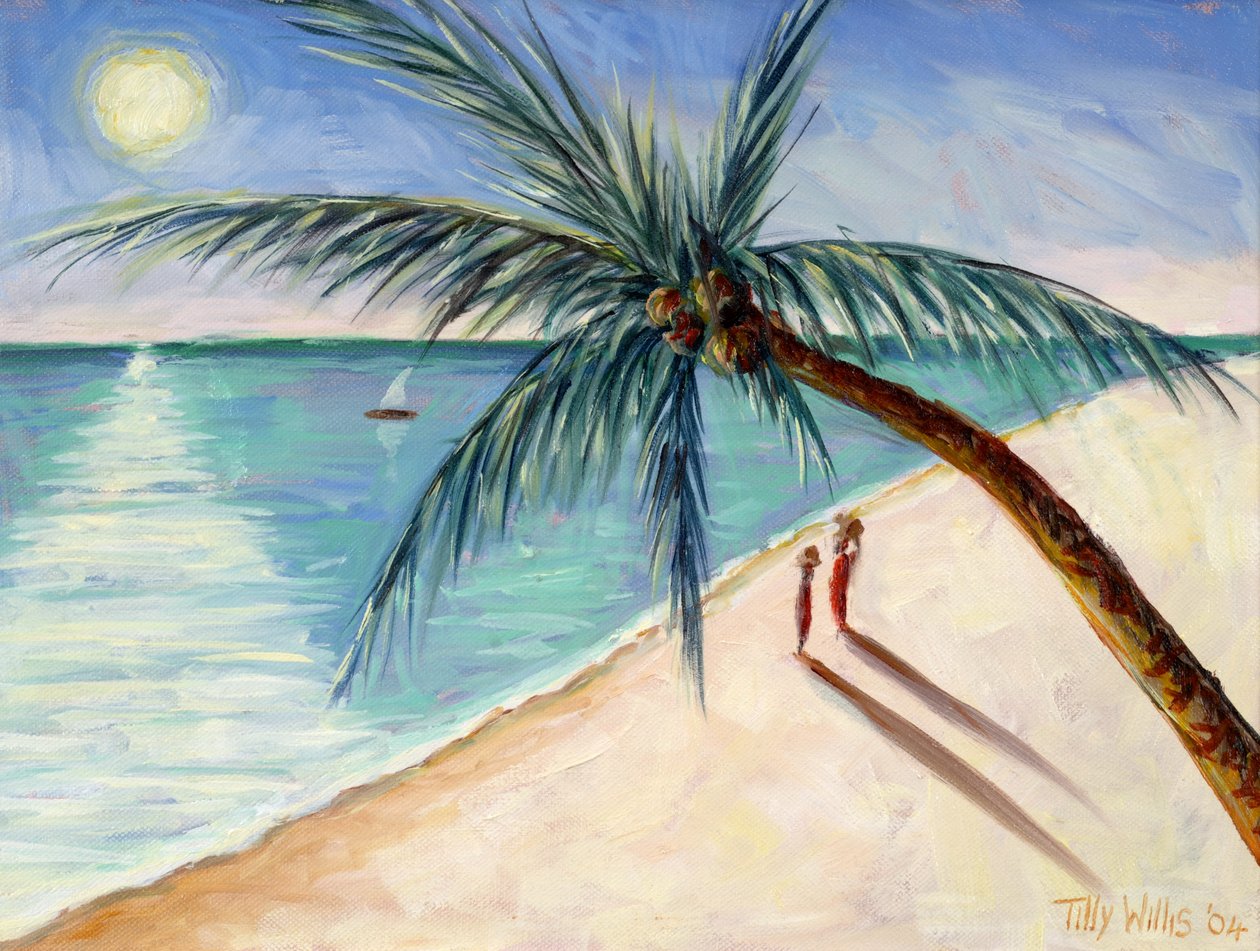 Ritselende palm, 2004 door Tilly Willis