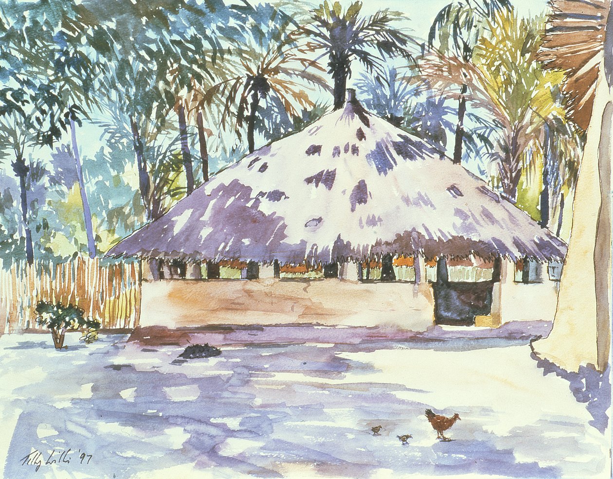 De Rotonde, Senegal, West-Afrika, 1997 door Tilly Willis