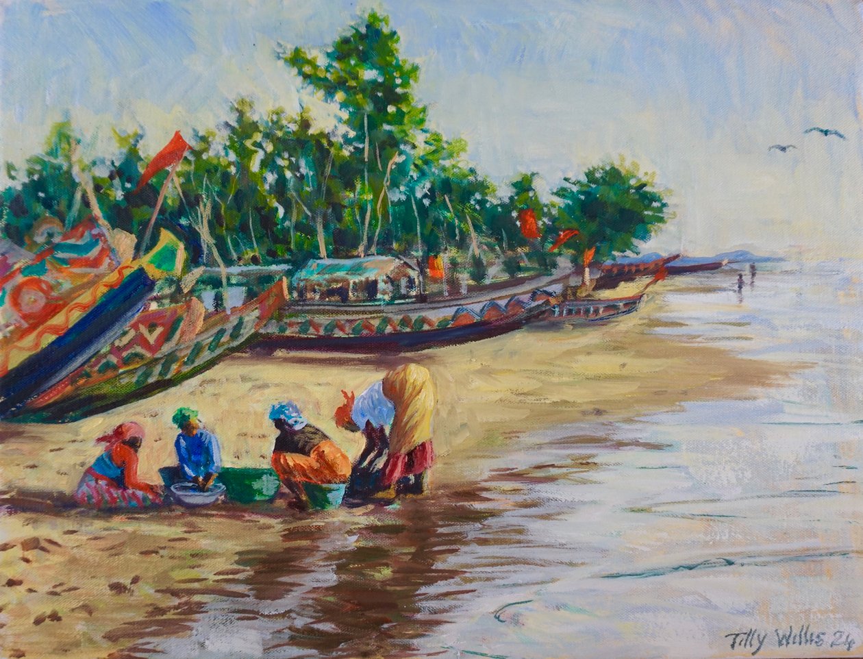 Strandleven, Abene Senegal, 2024 door Tilly Willis