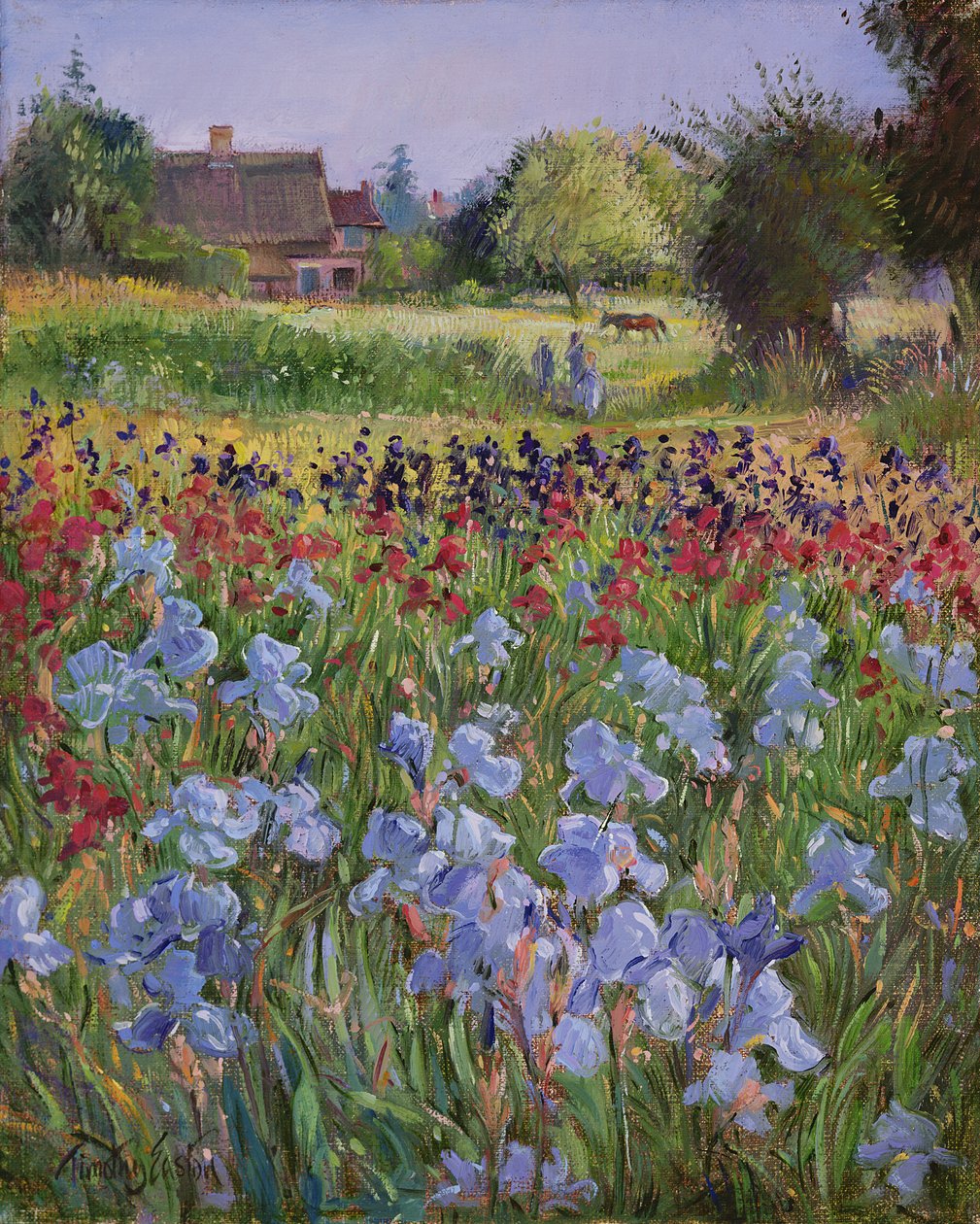 Ingang naar Burgate Green door Timothy Easton