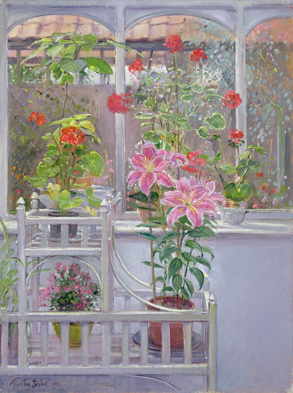 Door het Serre Raam, 1992 door Timothy Easton