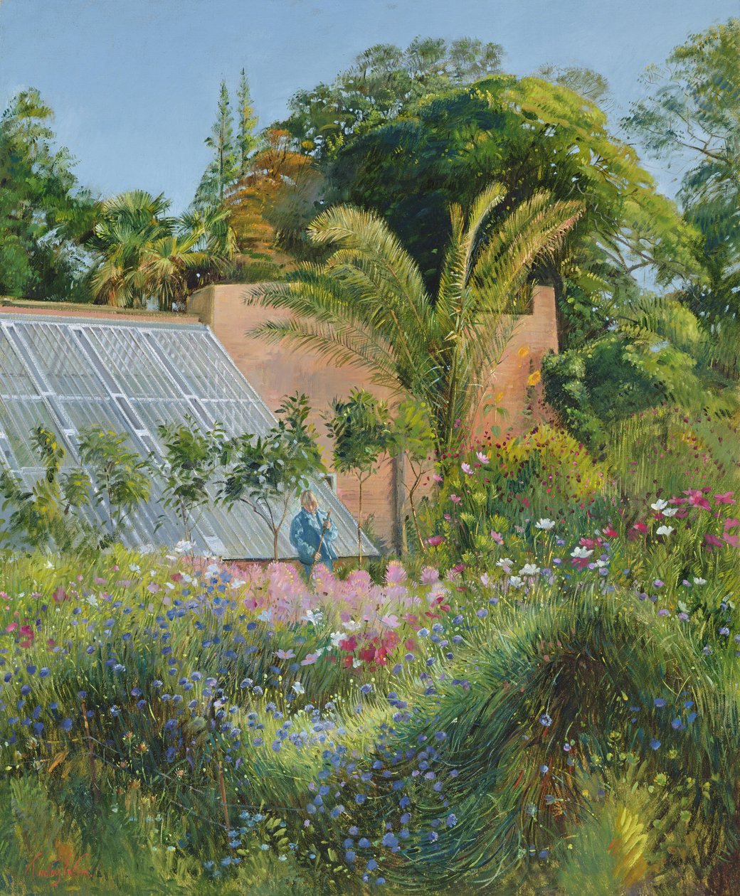 Korenbloemgolven bij Heligan door Timothy Easton
