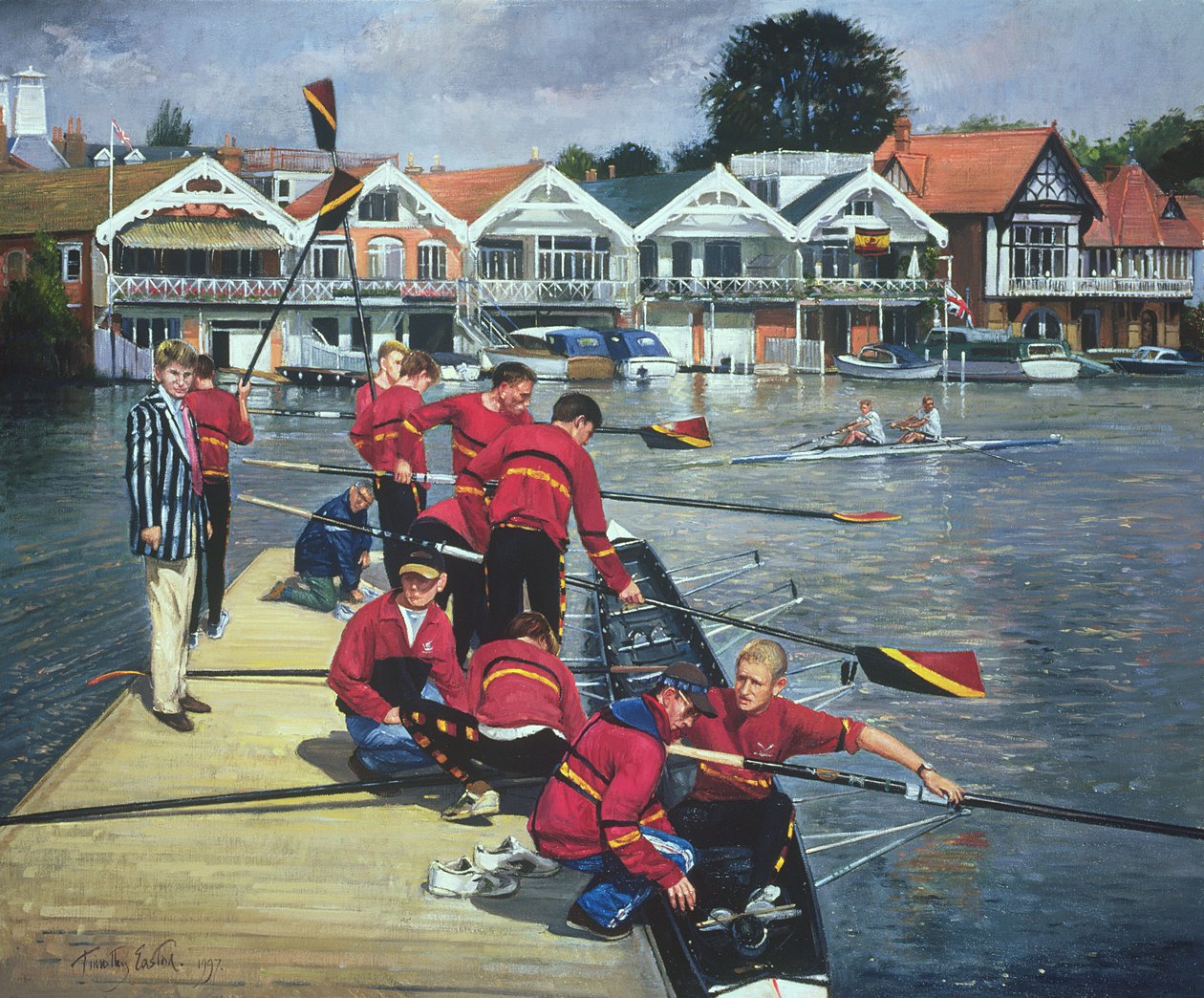 Naar de Boothuizen, Henley, 1997 door Timothy Easton