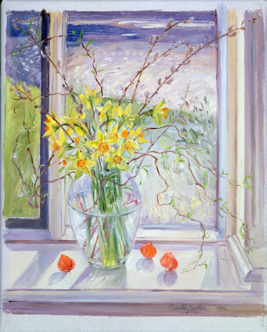 Wilgentakken met Narcis door Timothy Easton