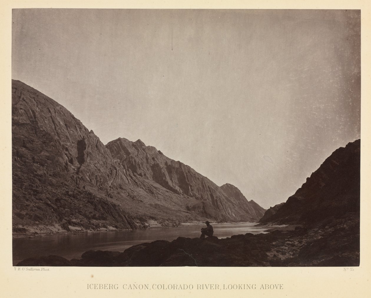 IJsberg Canyon, Colorado Rivier Boven door Timothy H. O