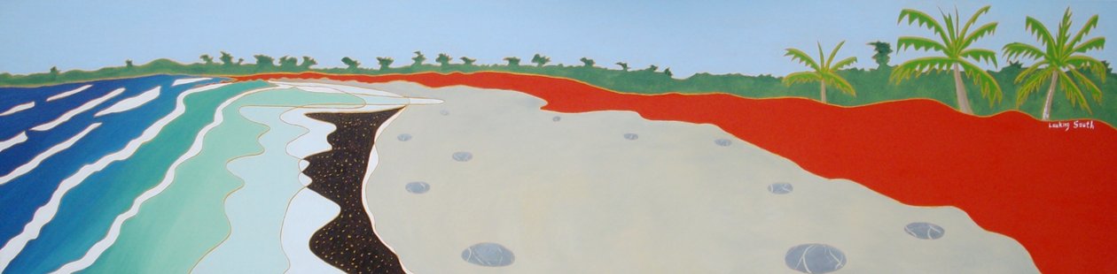 Dulan strand naar het zuiden, 2010 door Timothy Nathan Joel