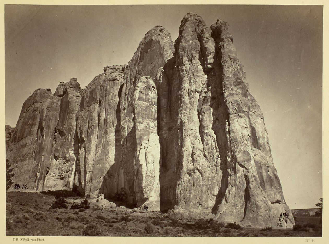 De zuidzijde van Inscription Rock door Timothy O