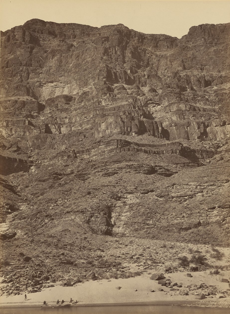 Muur in de Grand Canyon
