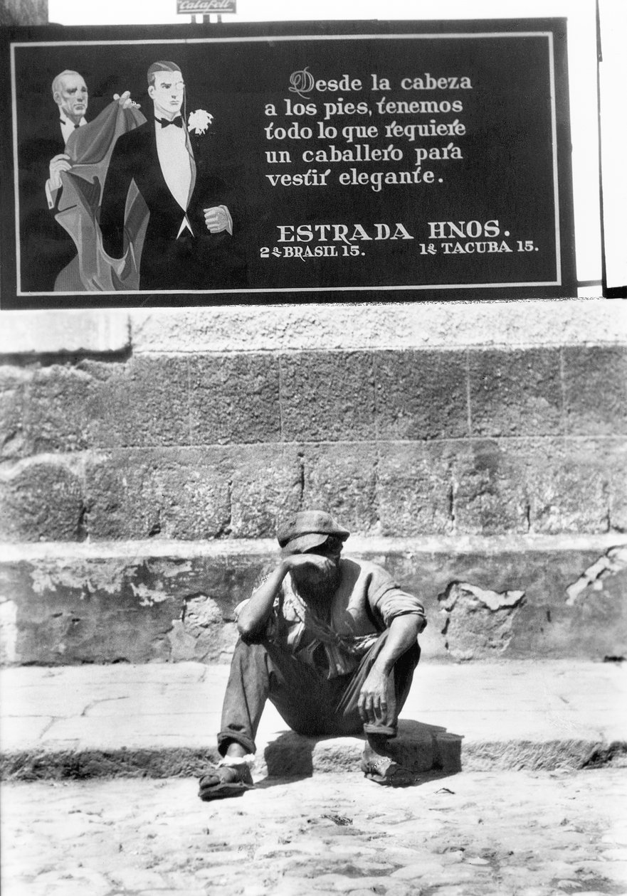 Elegantie en ellende, Mexico-Stad, 1928 door Tina Modotti