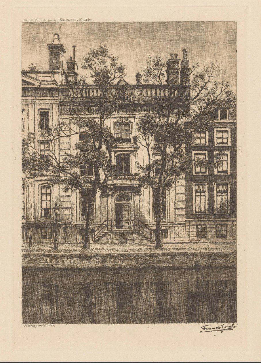 Maatschappij voor Beeldende Kunsten, Heerengracht 495 door Tinus de Jongh