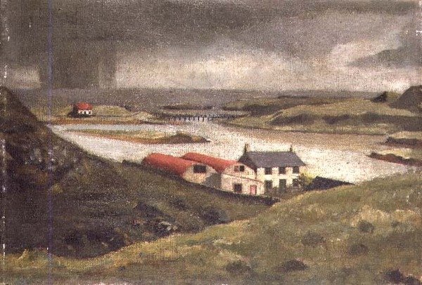 Canna in de Hebriden door Tirzah Ravilious