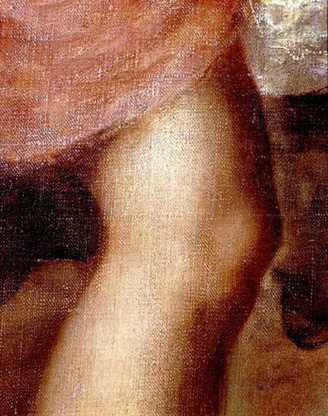 De Dood van Actaeon, detail van Diana