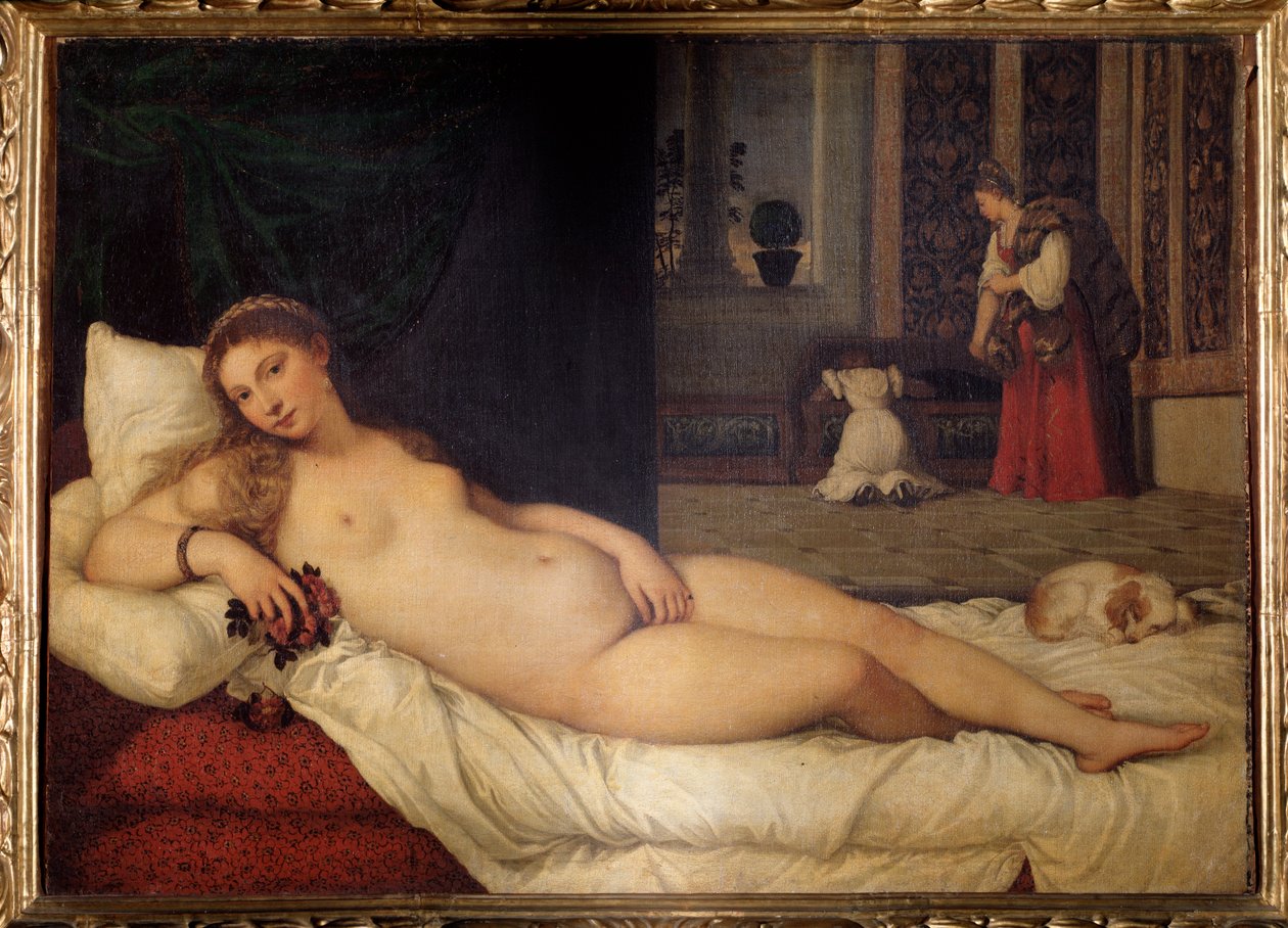 De Venus van Urbino door Titian (c.1488 1576)