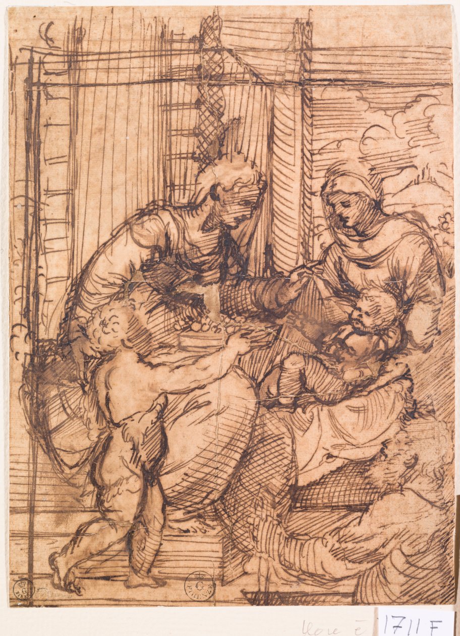 Sacra Conversazione door Titian (c.1488 1576)