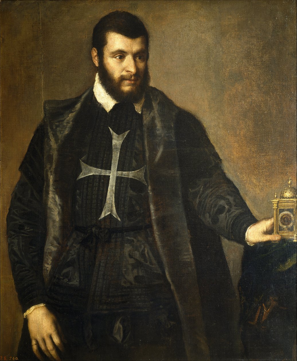 Ridder van Malta met horloge door Tiziano Vecelli