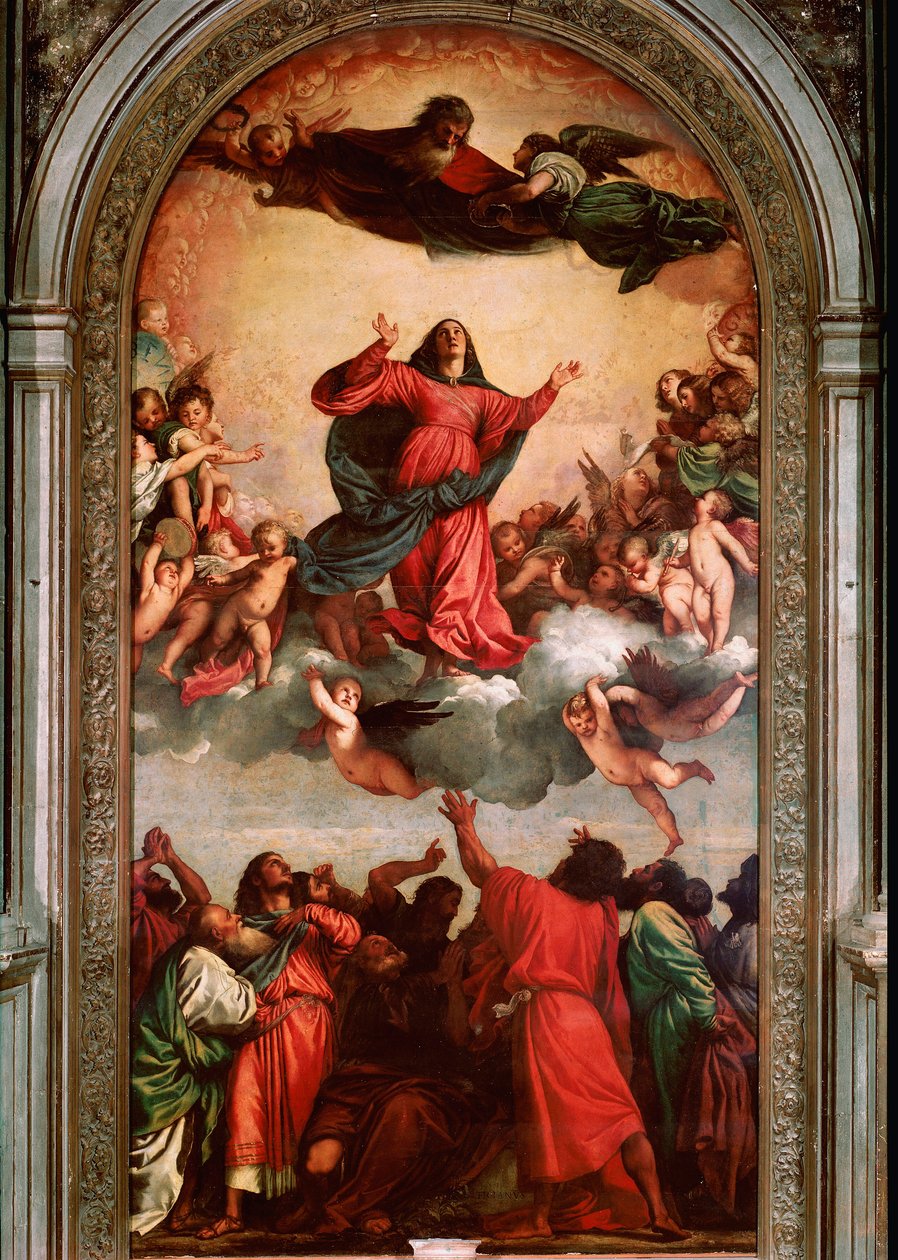 Hemelvaart door Tiziano Vecelli