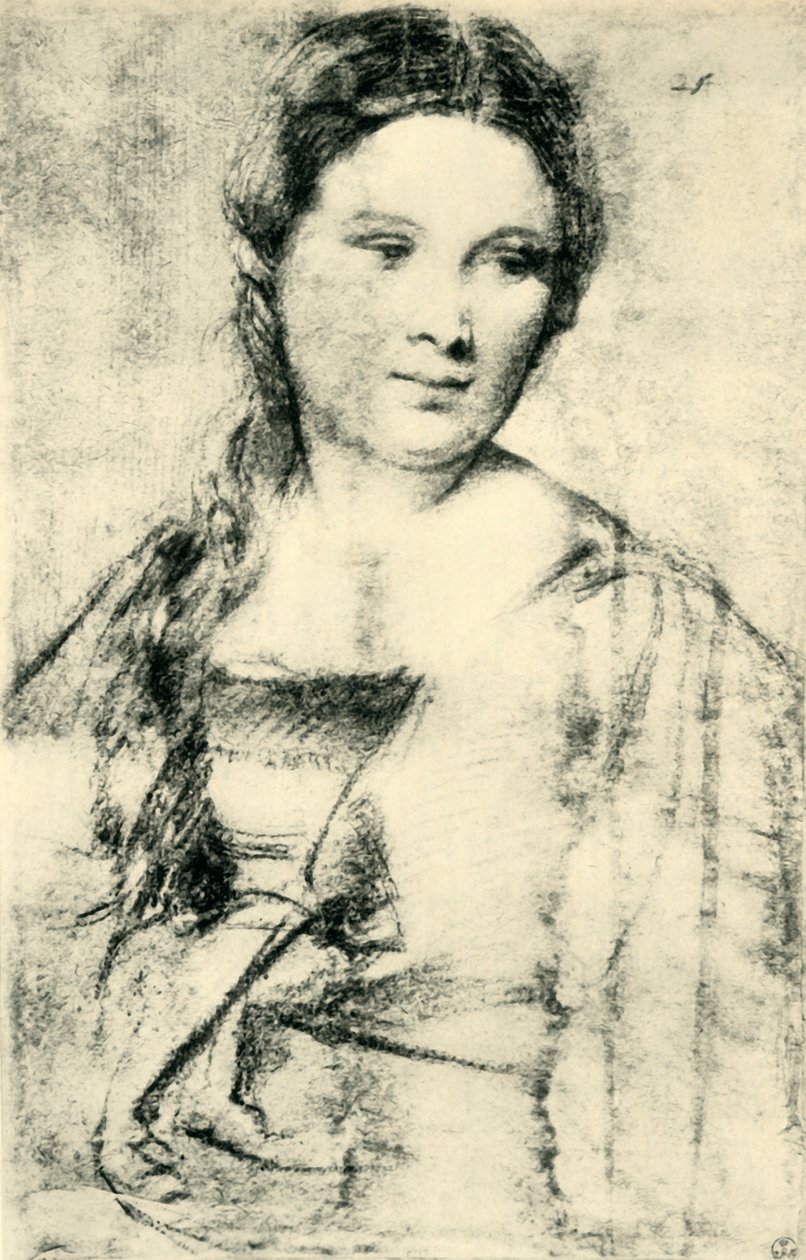 Portret van een jonge vrouw, ca. 1515, 1943 door Tiziano Vecelli