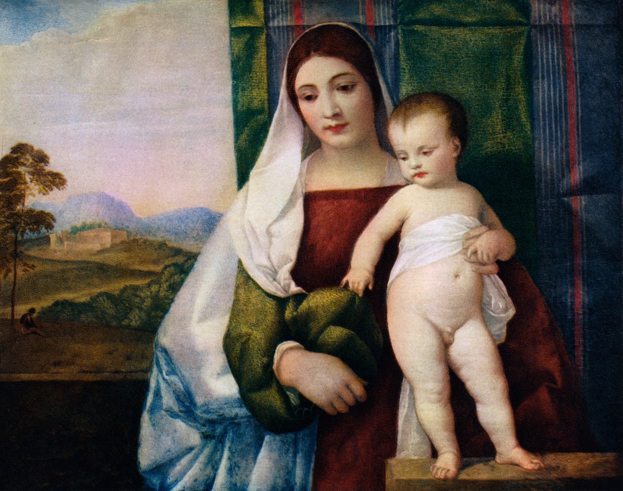 De zigeuner Madonna door Tiziano Vecelli