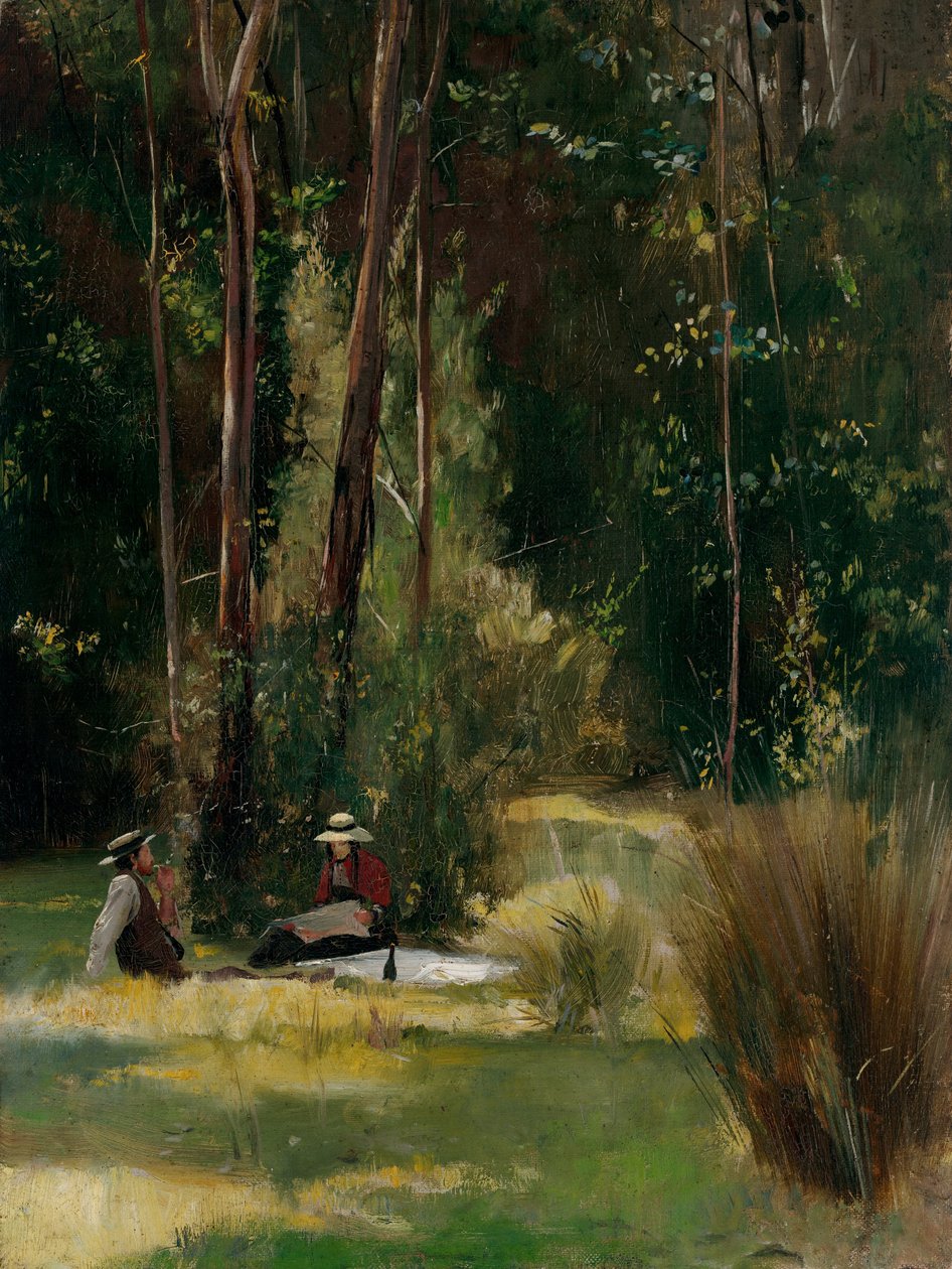 Een zondagmiddag door Tom Roberts