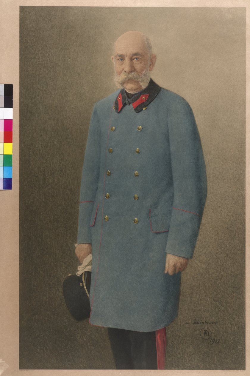 Keizer van Oostenrijk Franz Joseph I door Tom von Dreger
