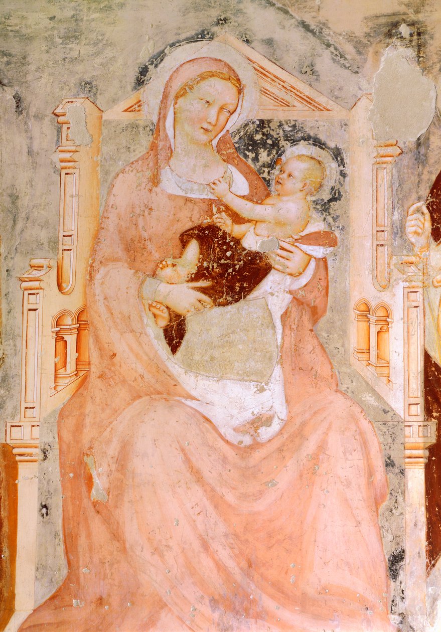 Madonna en kind door Tomaso da (late 15th century) Modena