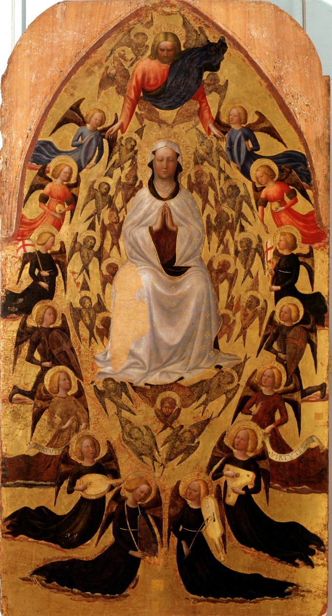 Hemelvaart van de Maagd door Tommaso Masolino da Panicale