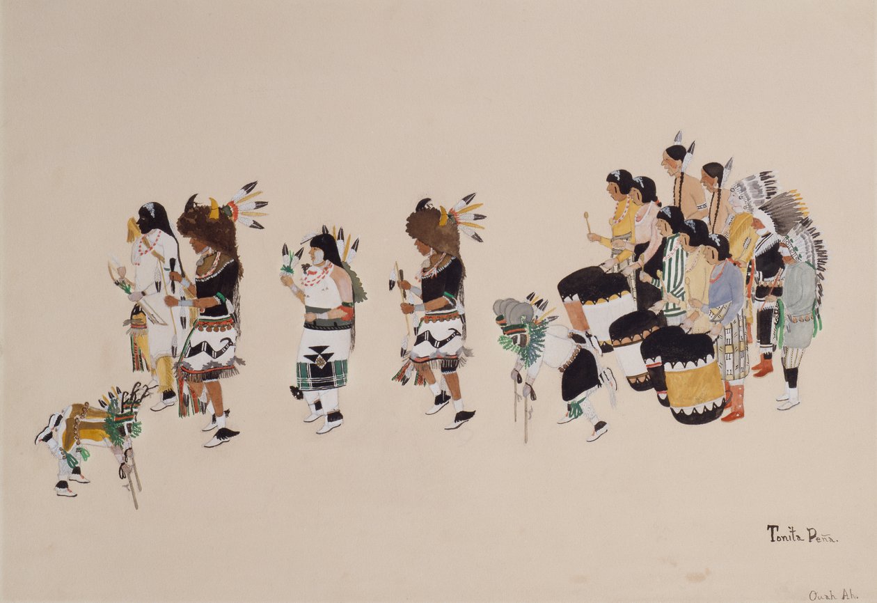 Buffalo Danskoor, ca. 1930-39 door Tonita Peña