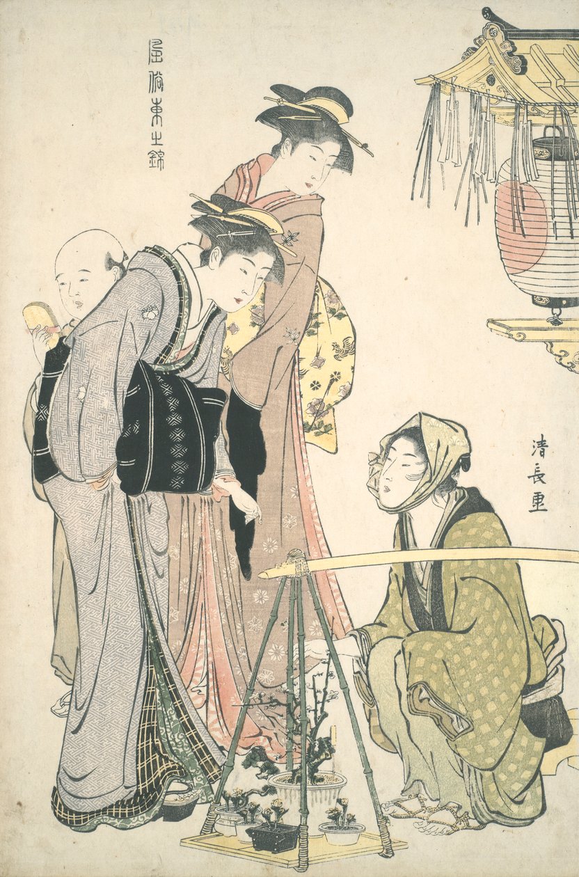 Potplanten Kopen: Brokaten van het Oosten door Torii Kiyonaga