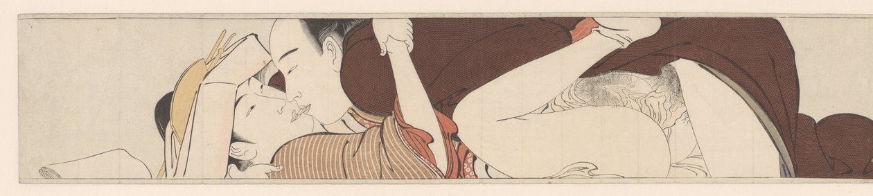 Haastige liefde door Torii Kiyonaga