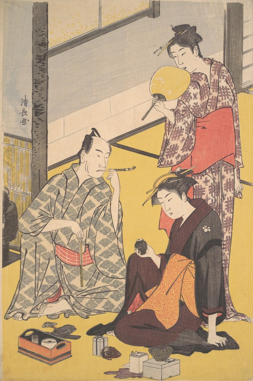De Kabuki-acteur Matsumoto Koshiro IV door Torii Kiyonaga