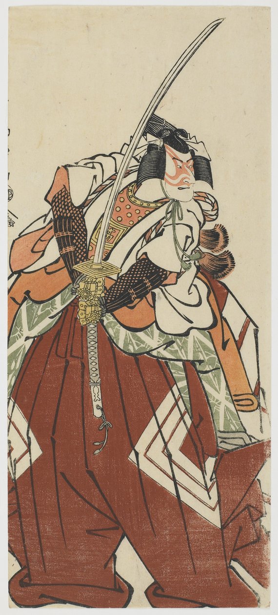 Ichikawa Komazo III als Shinozuka Goro, 1794 door Toshusai Sharaku