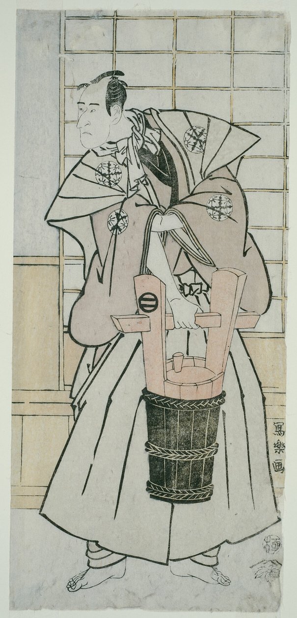 De Actoe Ichikawa Komazo llI als Nitta Yoshisada, in werkelijkheid Oyamada Taro Takaie (Sandai-me Ichikawa Komazo no Nitta Yoshisada, jitsuwa Oyamada Taro Takaie) door Toshusai Sharaku