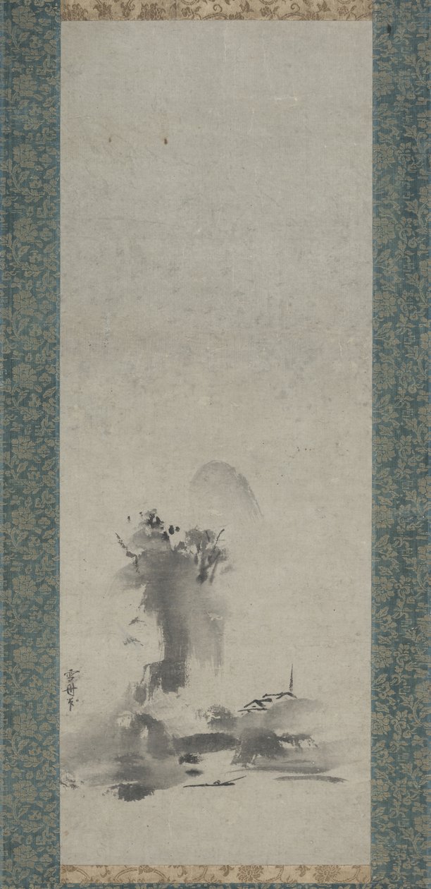 Haboku, Gespatte Inkt Landschap door Toyo Sesshu