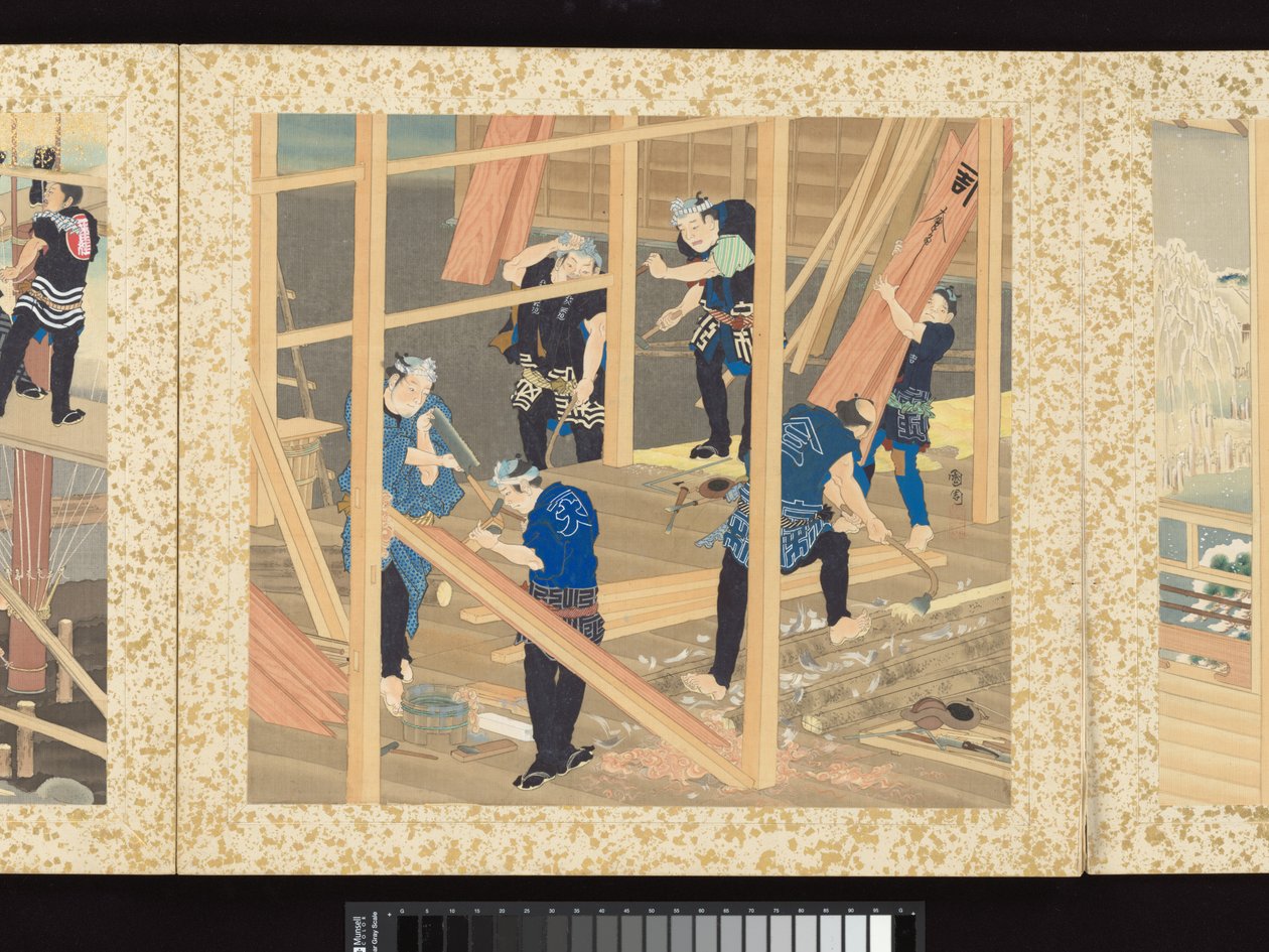  door Toyohara Kunichika