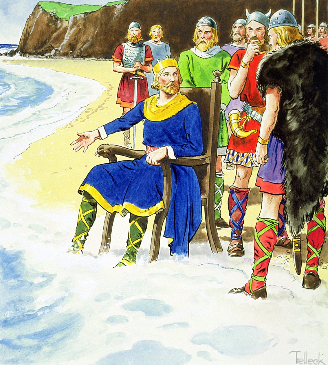 Koning Knoet, uit 