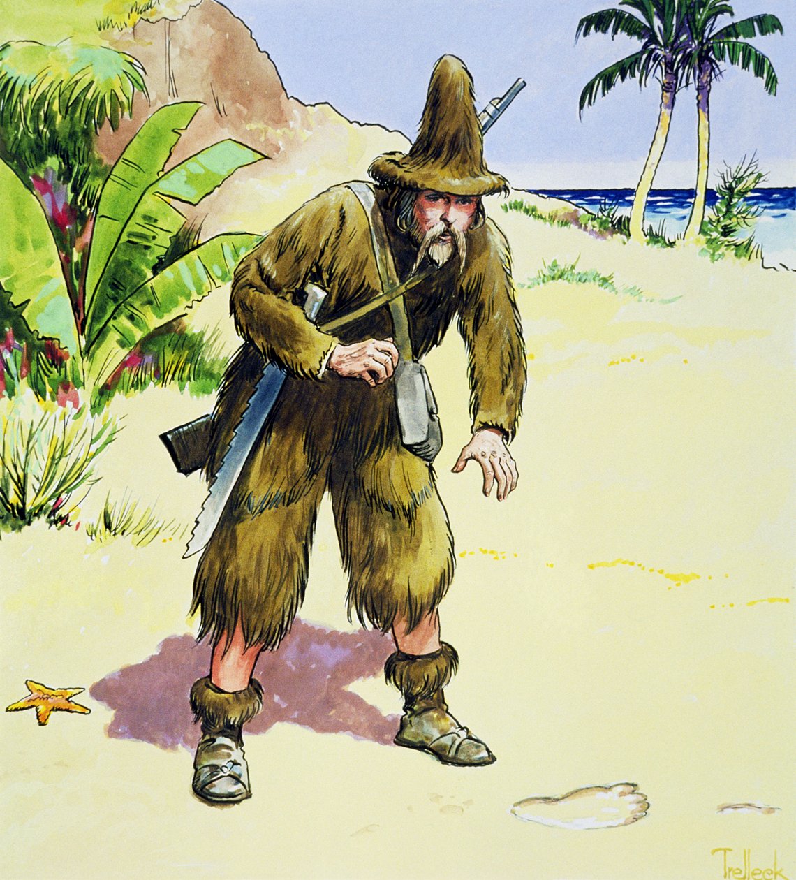 Robinson Crusoe, uit 