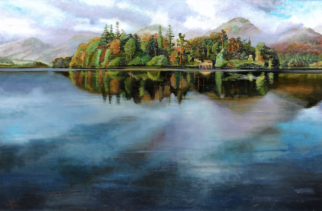 Botenhuis, Derwentwater, Cumbria, 2008 door Trevor Neal