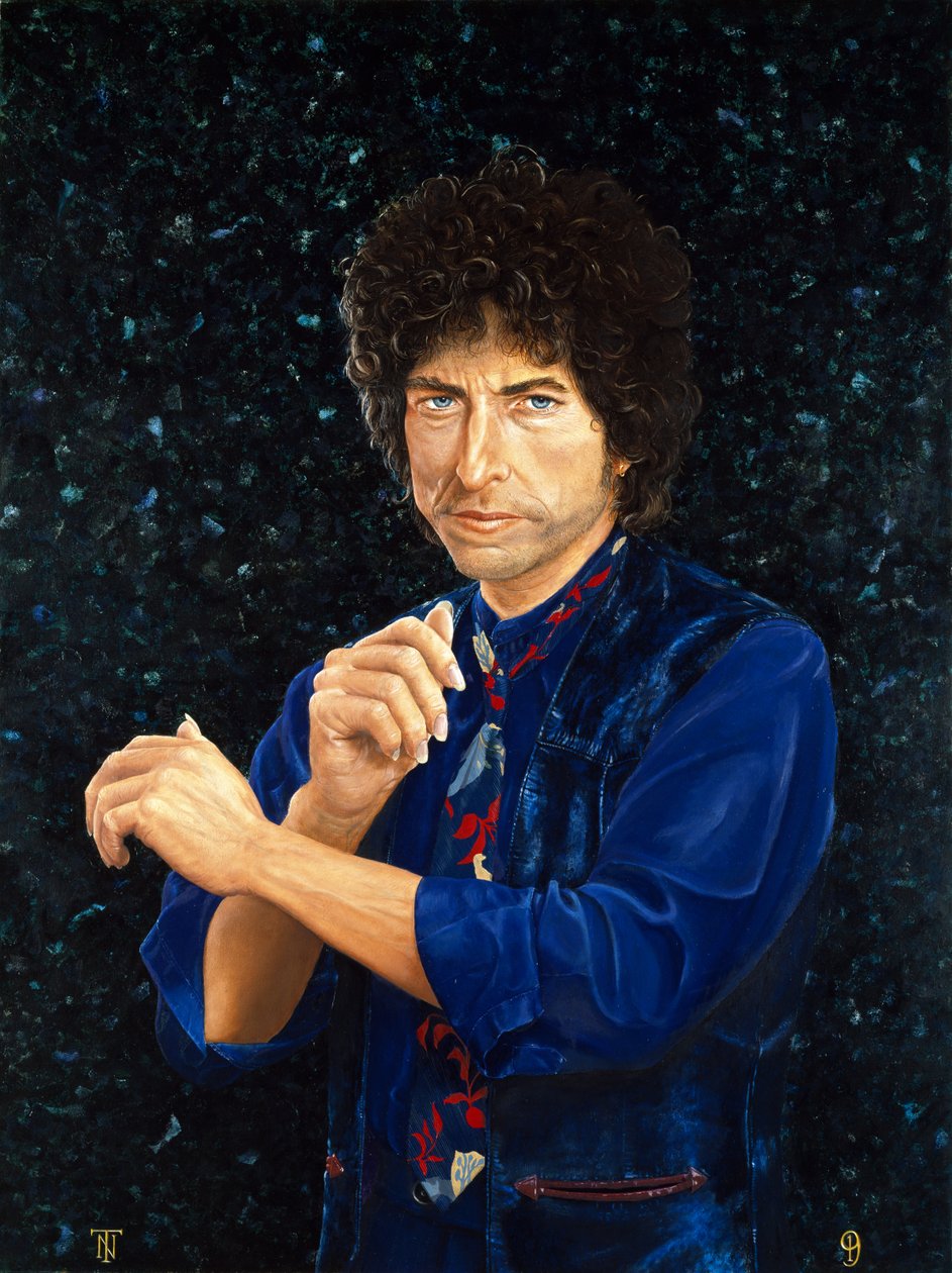 Bob Dylan (b.1946) 1991 door Trevor Neal