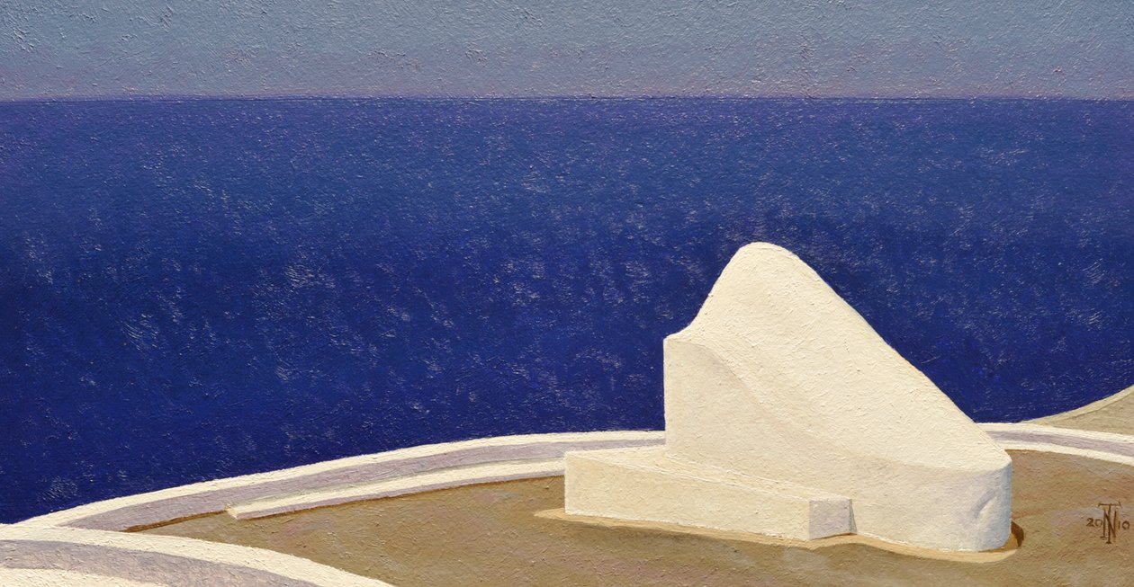 Santorini IIII, 2010 door Trevor Neal