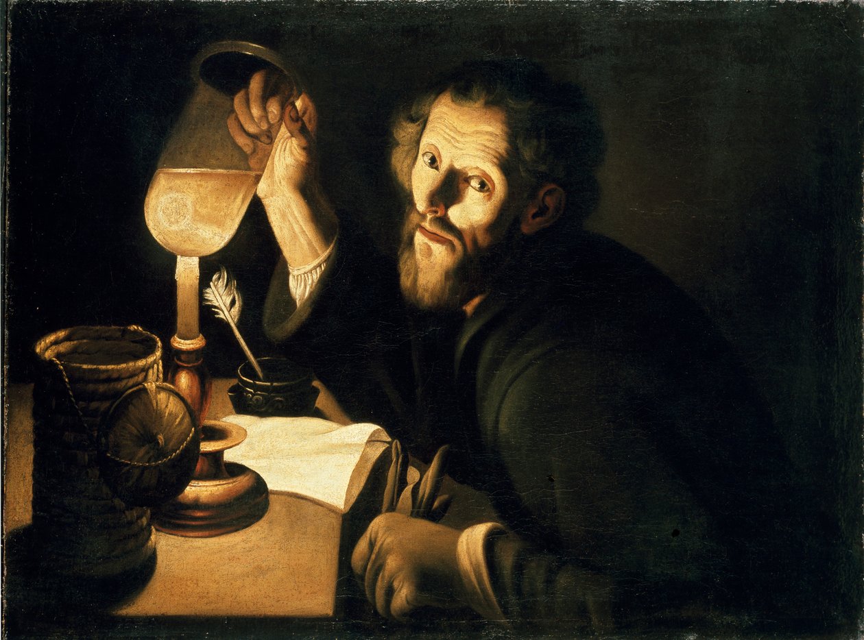 Een Arts met een Urinemonster, ca. 1630-1633 door Trophime Bigot