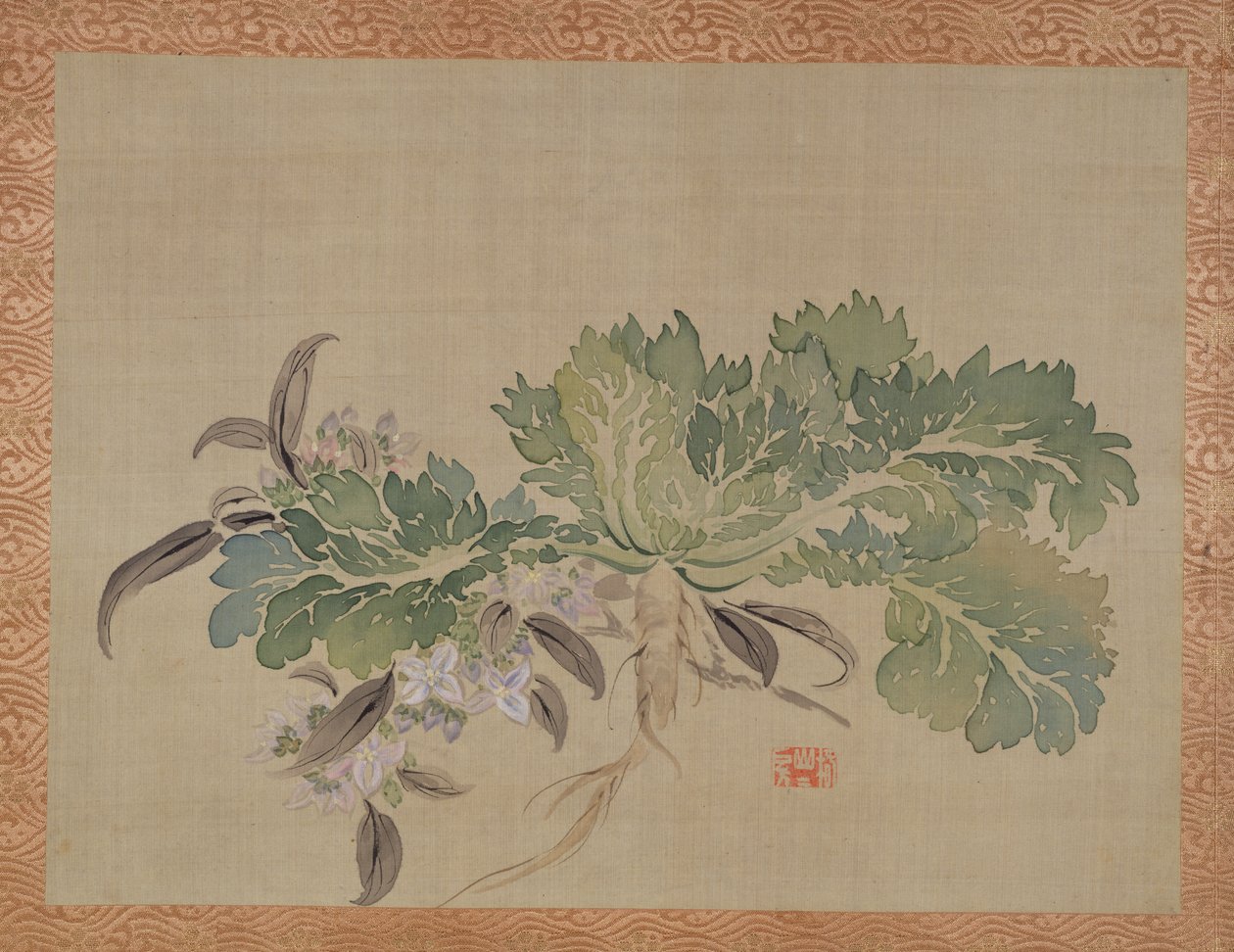 Een tuberoos, 1851 door Tsubaki Chinzan