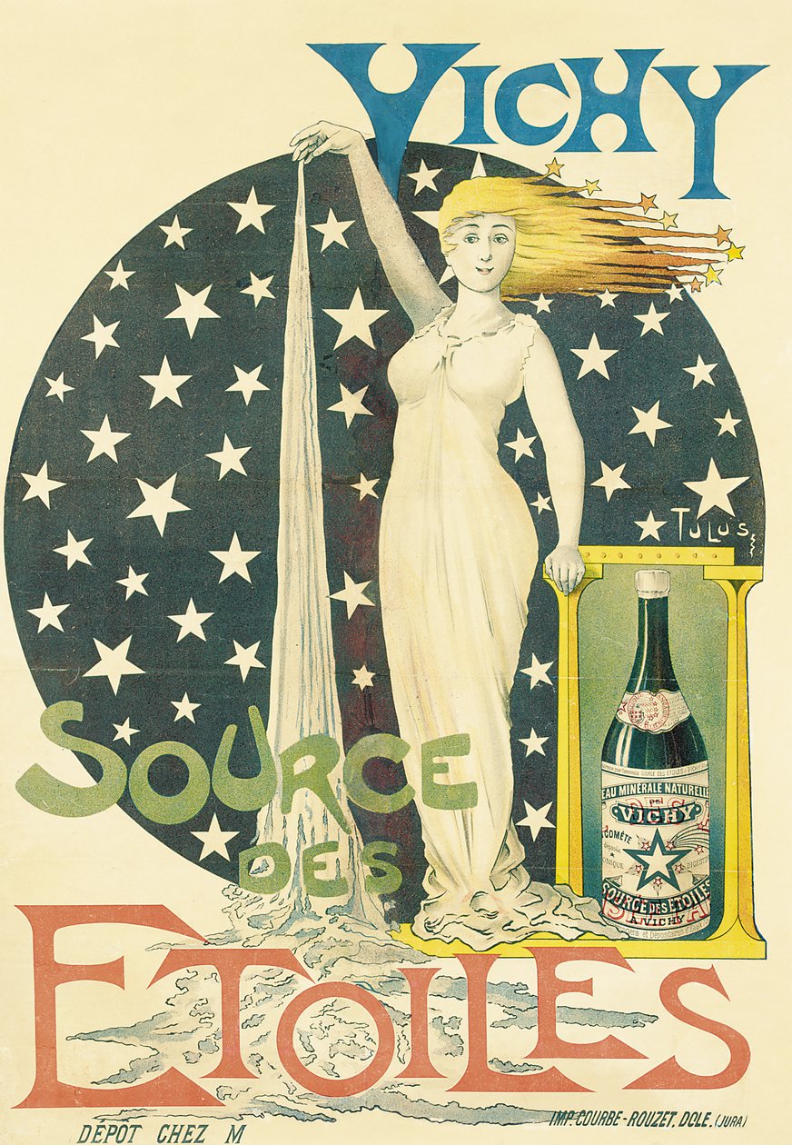Vichy, Bron des Etoiles, ca. 1900 door Tulus Tulus