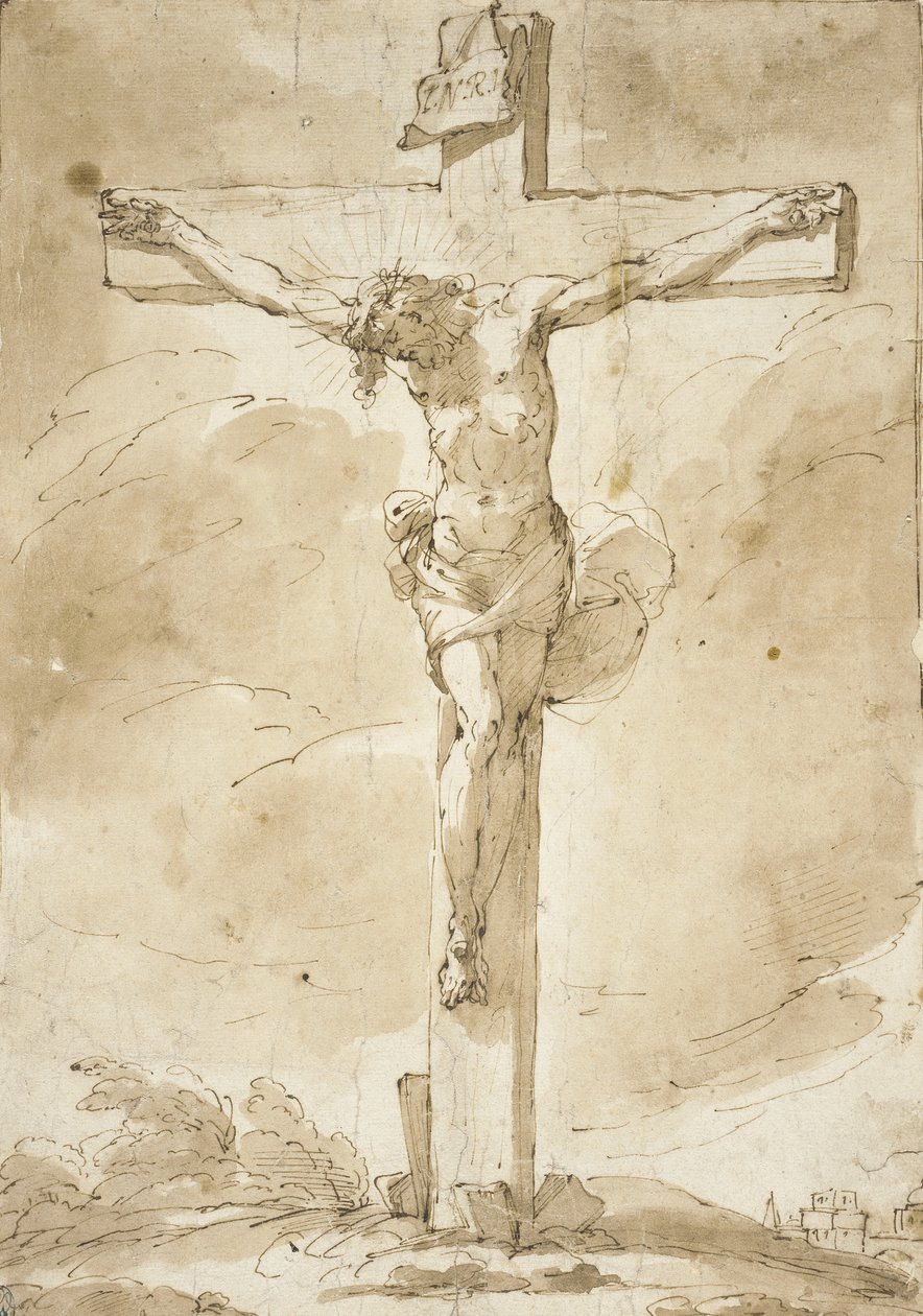 Christus aan het kruis door Ubaldo Gandolfi