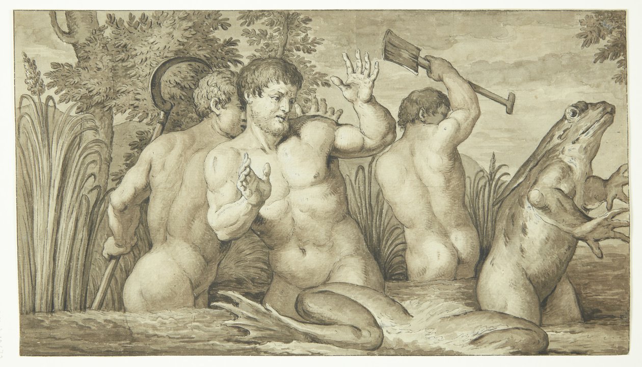 De Lycische boeren veranderen in kikkers door Ubekendt