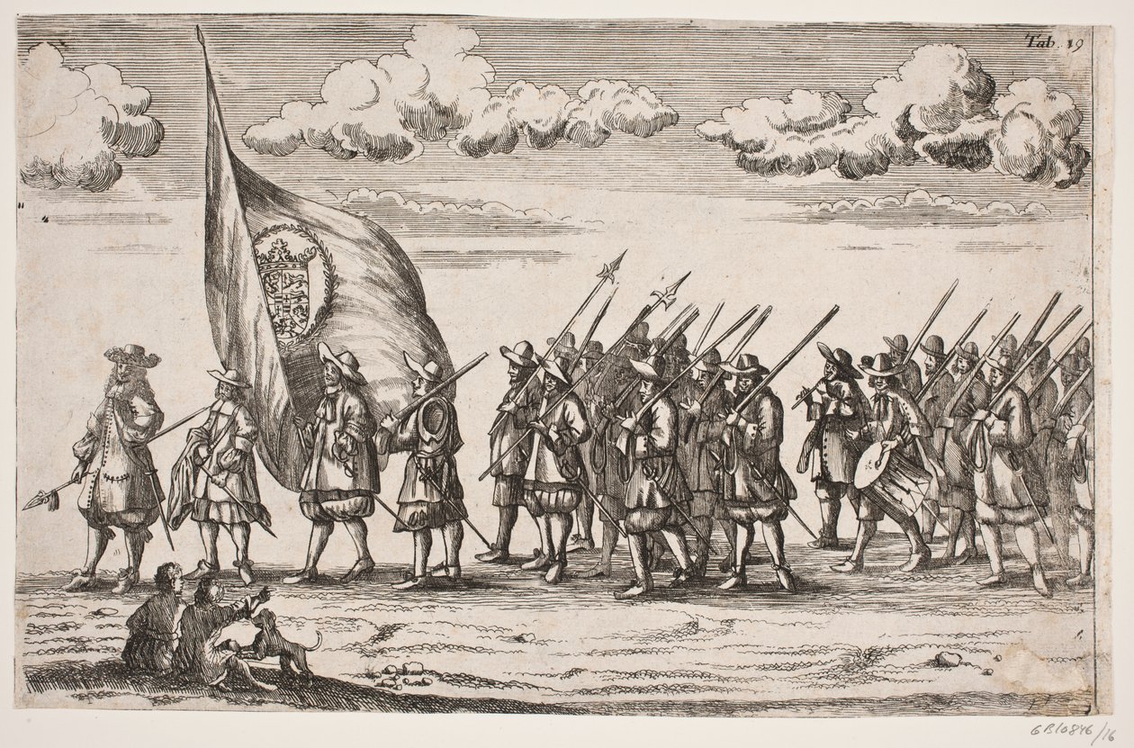 Optocht ter gelegenheid van de inwijding van de Universiteit van Kiel. Tafel 19 door Ubekendt