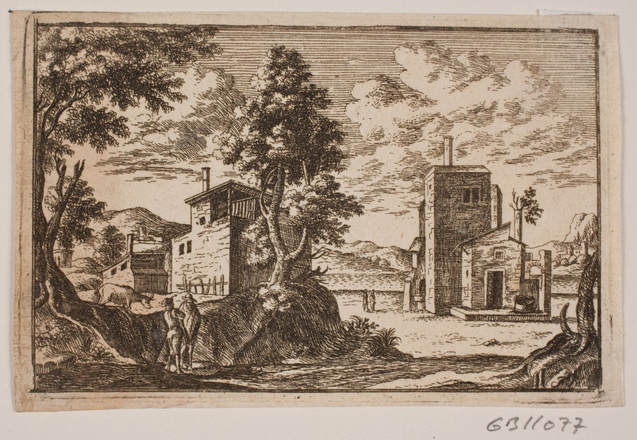 Zuidelijk landschap door Ubekendt