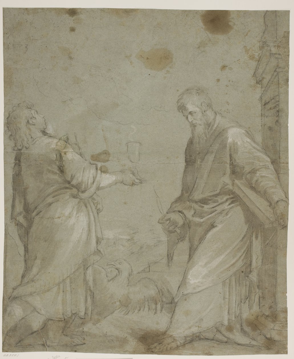 Heiligen Johannes de Evangelist en Bartholomeüs uit Jacopo Bassano